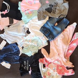 Lot of 3-6 month baby girl clothes